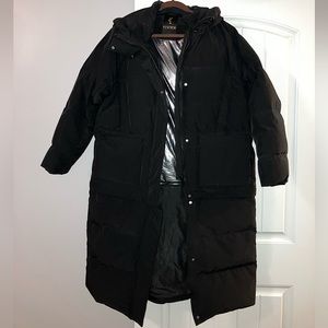 Women’s Winter Coat Black Size Large, Yiseven